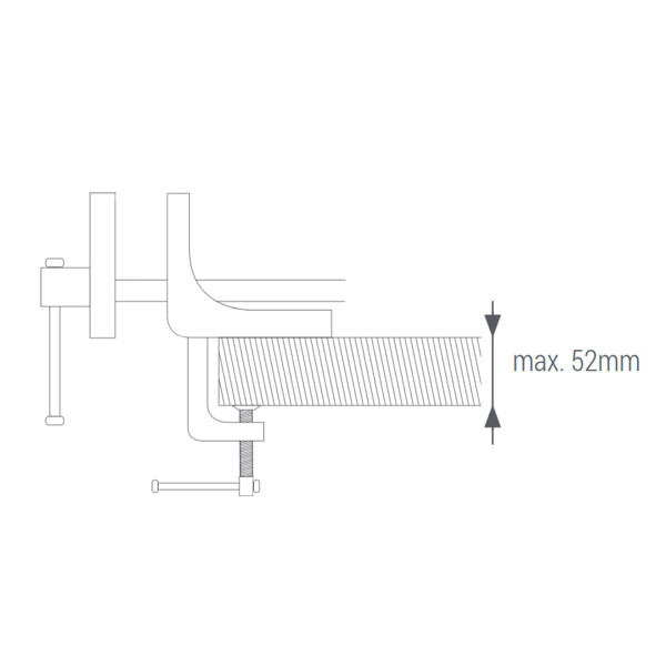 Etau mobile d'etabli menuisier